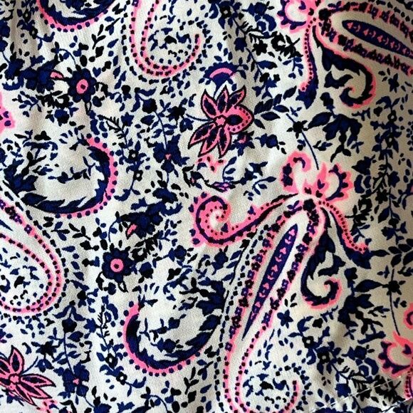 Charlotte Russ shorts pink and black pattern on white background size S - Picture 4 of 6